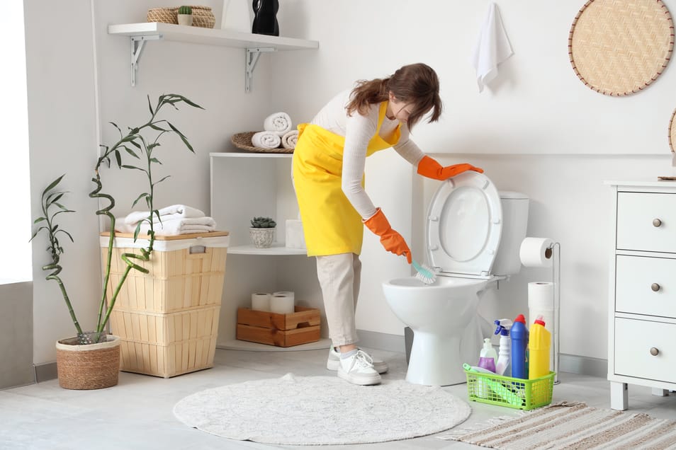 Chicago cleaning service for bathroom grime before move in