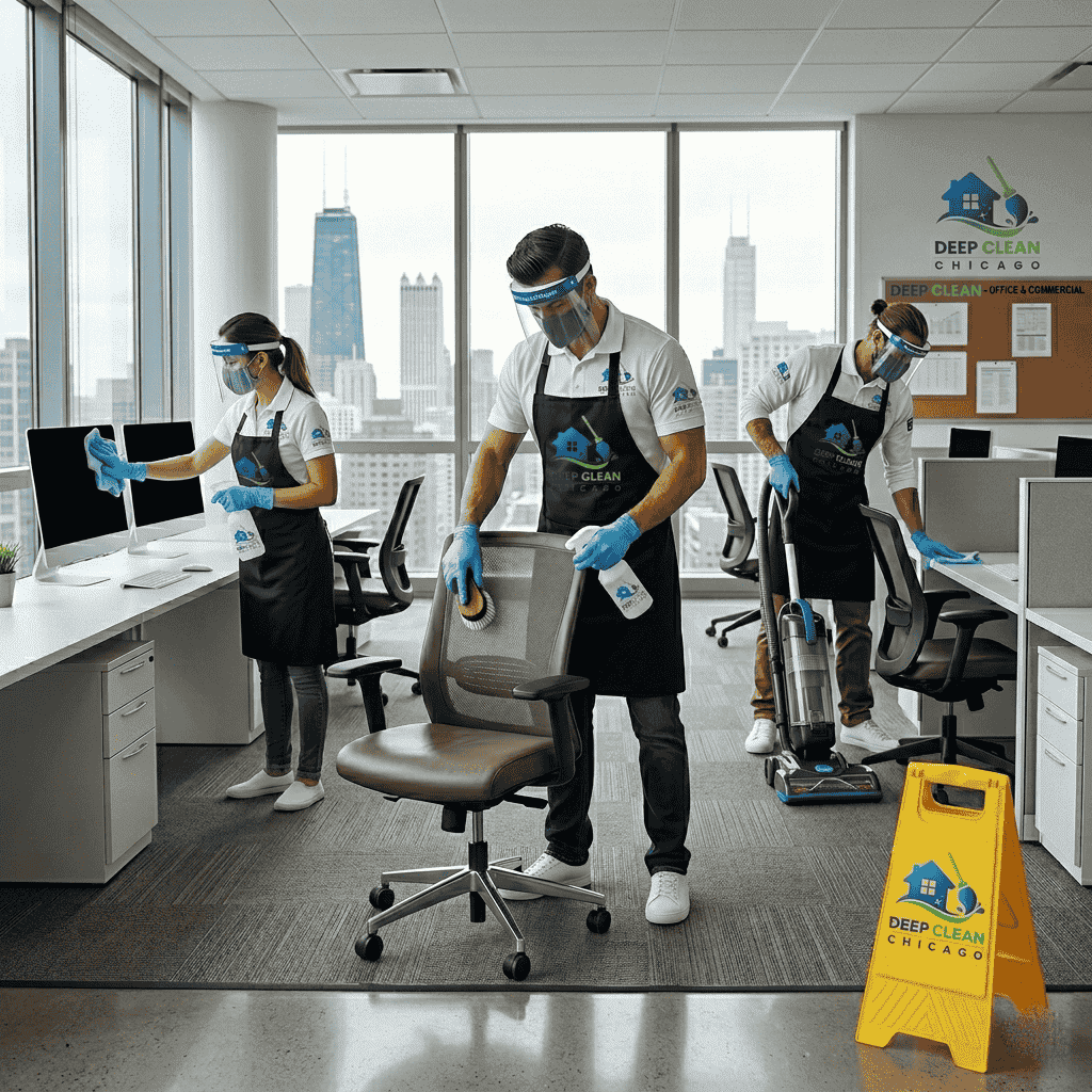Reliable office deep cleaning in Chicago for sanitized workspaces
