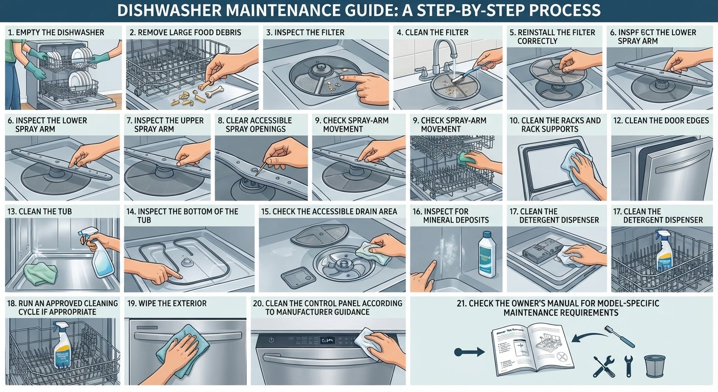 Dishwasher-Cleaning-Checklist