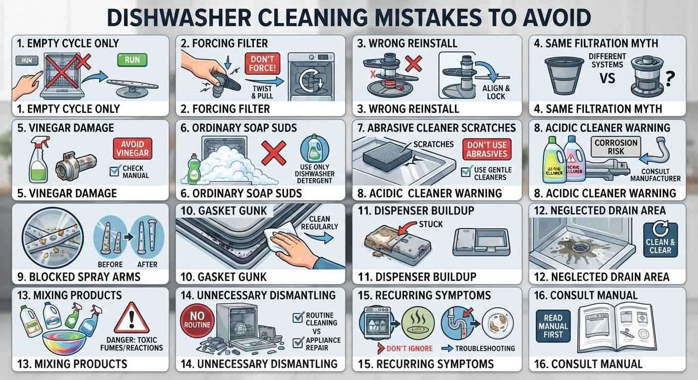 Dishwasher-Cleaning-Mistakes-to-Avoid