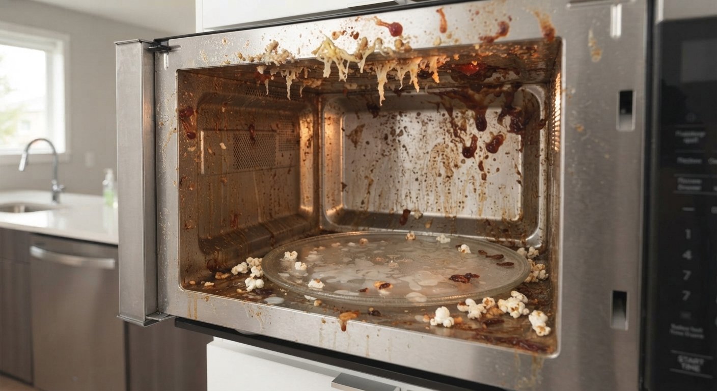 How to Clean a Microwave With Heavy Buildup